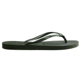 HAVAIANAS JANDALS - SLIM SW 11 CRYSTAL  / GREEN OLIVE