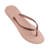 HAVAIANAS - SLIM GLITTER - BALLET/ROSE GOLD