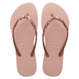 HAVAIANAS - SLIM GLITTER - BALLET/ROSE GOLD