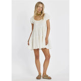 SISSTR DRESS - SURFER BREEZE SS WOVEN DRESS / SEA SALT