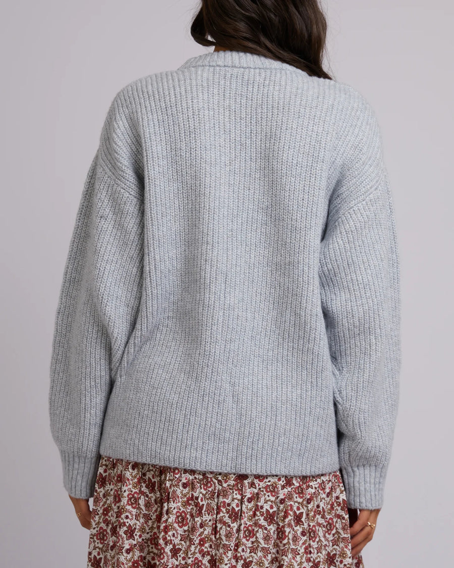 ALL ABOUT EVE KNIT - JOEY KNIT CREW / SNOW