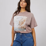 ALL ABOUT EVE TEE - GENOA O/S TEE / FAWN