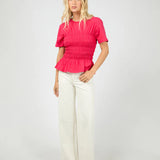 ALL ABOUT EVE - LIPA RUCHED TOP RED