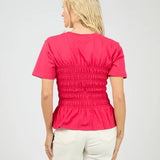 ALL ABOUT EVE - LIPA RUCHED TOP RED