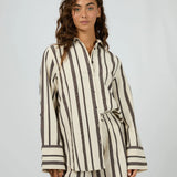 ALL ABOUT EVE - ROSA STRIPE / BROWN