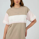 ALL ABOUT EVE - PERFORMANCE RELAXED TEE / STONE