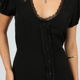 ALL ABOUT EVE - MAYBELLE MINI DRESS - BLACK