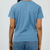 ALL ABOUT EVE TEE - AAE WASHED TEE / DENIM