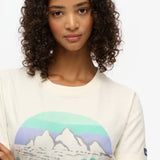 SUPERDRY RELAXED TEE- GREAT OUTDOORS/OFF WHITE