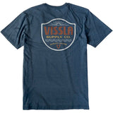 VISSLA TEE - QUALITY GOODS / DARK DENIM