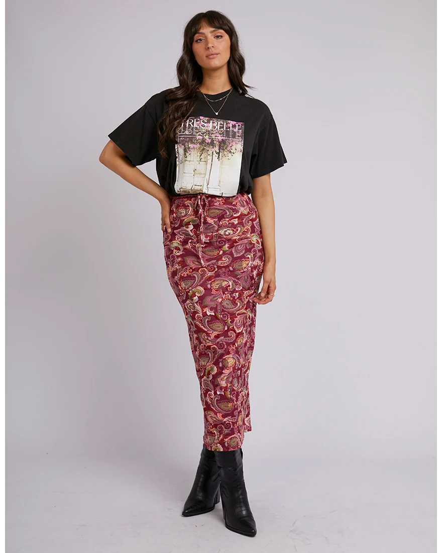 ALL ABOUT EVE SKIRT - POET MAXI SKIRT