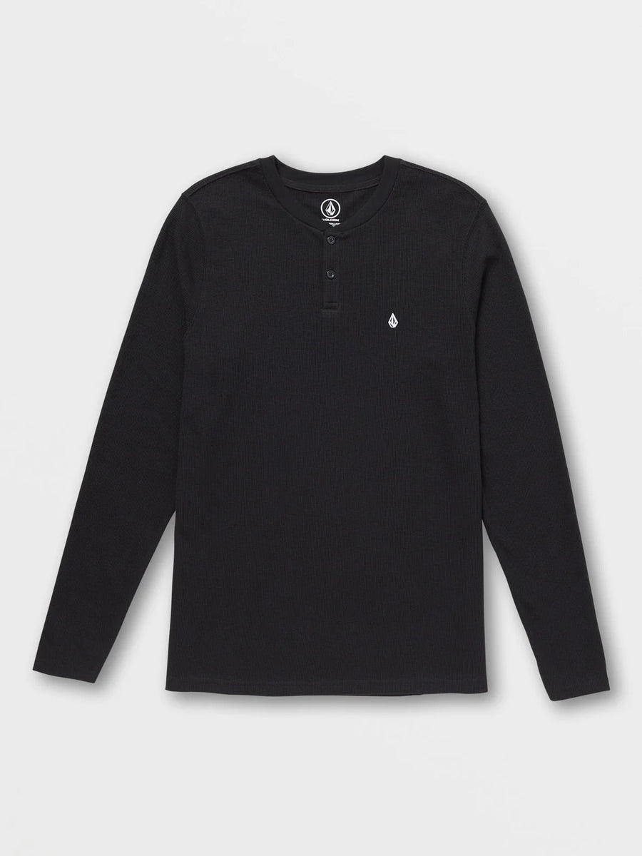 VOLCOM L/S TEE - RUSSEL THERMAL HENLEY