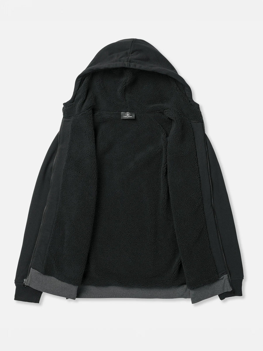 VOLCOM HOODIE - SNGL STN DIV LINED / CHARCOAL HEATHER