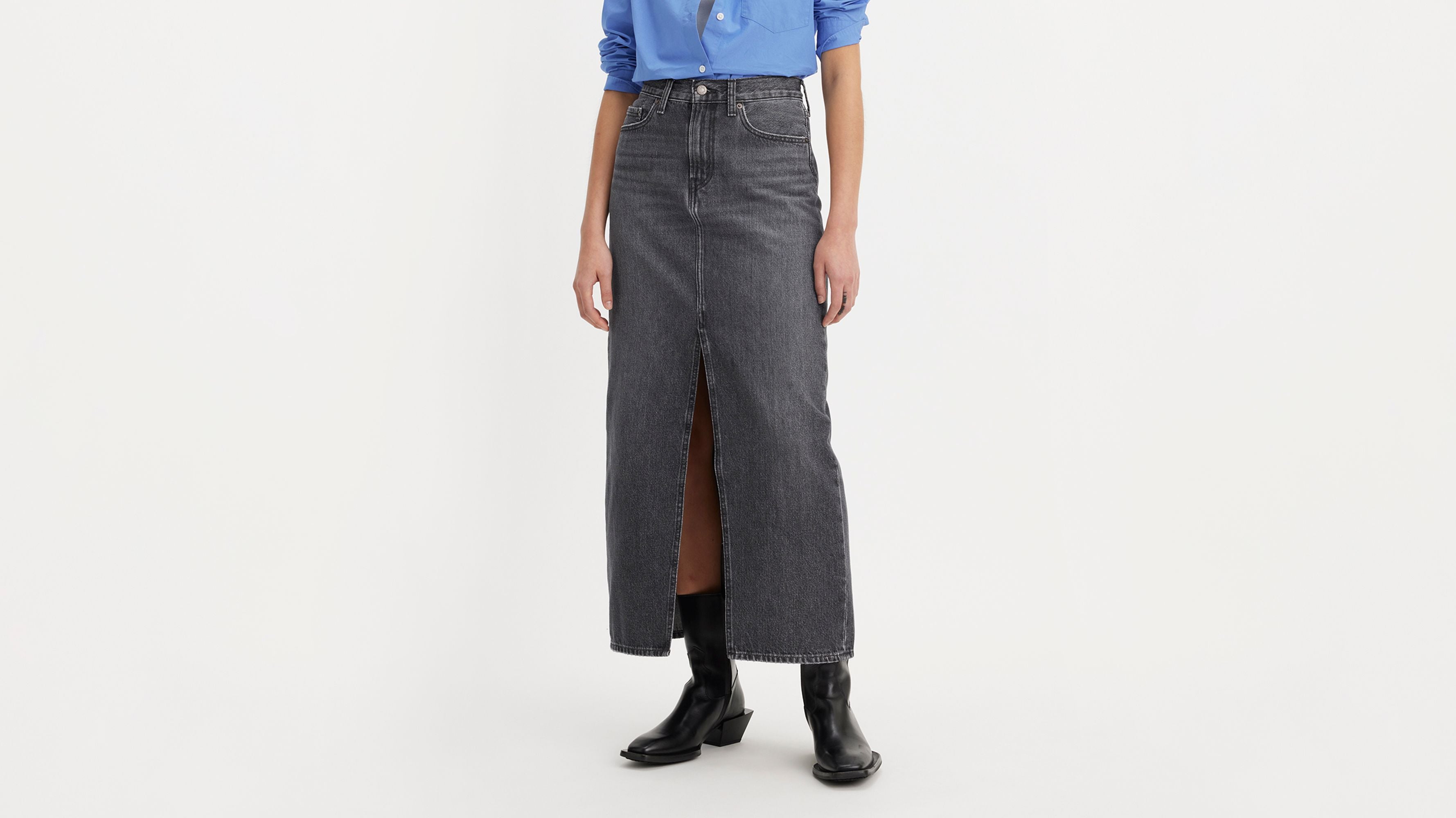 LEVIS SKIRT - ANKLE COLUMN SKIRT