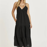 AMUSE DRESS - CHECK ME OUT WOVEN MIDI DRESS