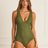 AQUA BLUE ONE PIECE -  FORET JACQUELINE DD/E CUP