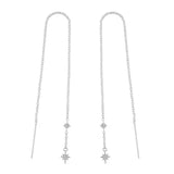 MIDSUMMER STAR EARRINGS - NIGHT SKY THREADERS