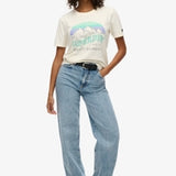 SUPERDRY RELAXED TEE- GREAT OUTDOORS/OFF WHITE