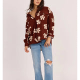 SISSTR SHACKET - LUSH PALMS WOVEN