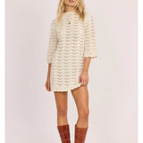 SISSTR DRESS - SALT KISS CROCHET DRESS