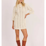 SISSTR DRESS - SALT KISS CROCHET DRESS