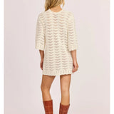 SISSTR DRESS - SALT KISS CROCHET DRESS
