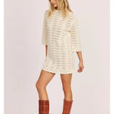 SISSTR DRESS - SALT KISS CROCHET DRESS