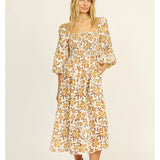 SISSTR DRESS - DAY DRIFT MIDI DRESS / SEA SALT