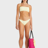 HEAVEN BIKINI BOTTOM - JENNIFER HIPSTER PANT / YELLOW