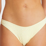 HEAVEN BIKINI BOTTOM - JENNIFER HIPSTER PANT / YELLOW