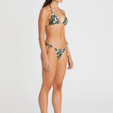 HEAVEN SWIM BIKINI BOTTOM - KYLIE TIE SIDE PANT / THISTLE