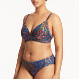 SEA LEVEL BIKINI TOP - HUNTER TWIST FRONT DD/E