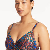 SEA LEVEL BIKINI TOP - HUNTER TWIST FRONT DD/E
