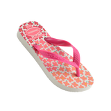 HAVAIANAS - KIDS FLORES / WHITE PINK FLUX