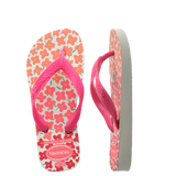 HAVAIANAS - KIDS FLORES / WHITE PINK FLUX