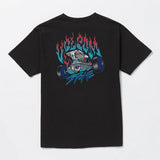 VOLCOM TEE - YOUTH TRUX S/S TEE / BLACK