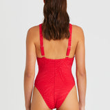 HEAVEN SWIM ONE PIECE - ROSE COCO / RED