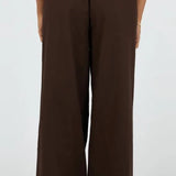 ALL ABOUT EVE - ESSENTIAL PANT - BROWN