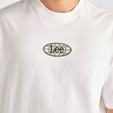 LEE T-SHIRT - GLOBAL BAGGY TEE / WHITE