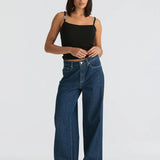 LEE DENIM JEANS - MID SLOUCH / INDIGO EXCHANGE