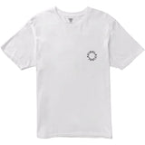 VISSLA T-SHIRT - SOLAR SMILES ORGANIC BLEND / WHITE