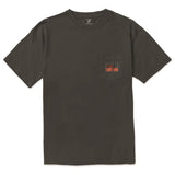 VISSLA TEE - HEAVY DUTY POCKET TEE / BLK