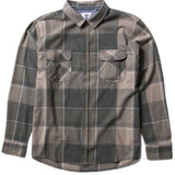 VISSLA FLANNEL - CENTRAL COAST ECO L/S FLANNEL / VINTAGE GREEN