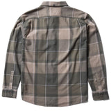 VISSLA FLANNEL - CENTRAL COAST ECO L/S FLANNEL / VINTAGE GREEN