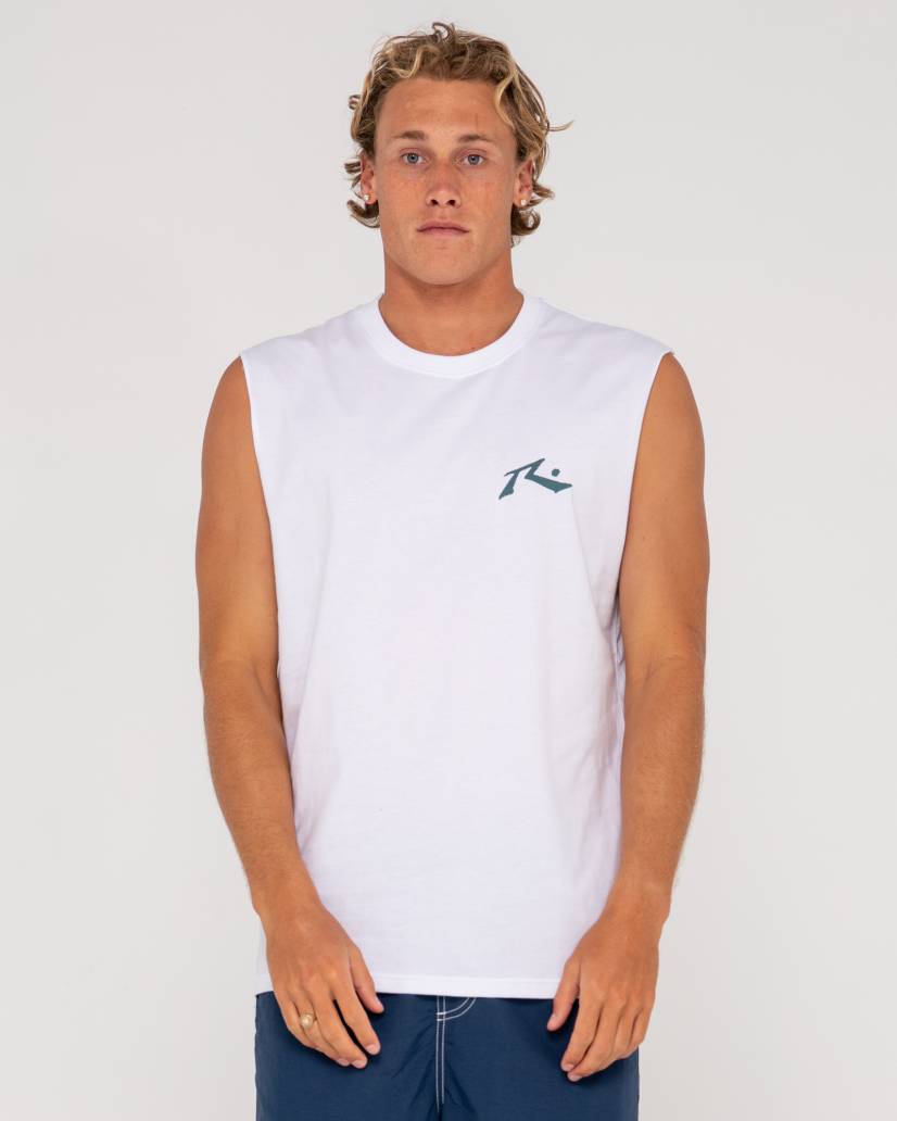 RUSTY SINGLET - COMPETITION MUSCLE / WHITE SEA SPRAY