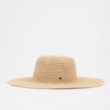 RUSTY HAT - ROMANCE STRAW HAT / CHOCOLATE