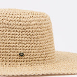 RUSTY HAT - ROMANCE STRAW HAT / CHOCOLATE