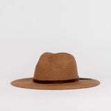 RUSTY SUNHAT - GISELE STRAW HAT / CHOC - HONEY