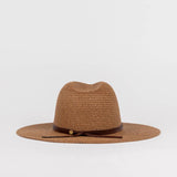 RUSTY SUNHAT - GISELE STRAW HAT / CHOC - HONEY