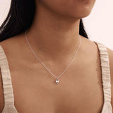 MIDSUMMER STAR NECKLASS - LOVE HEART GARNET